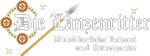 Lanzenritter Logo mir Lanze und Schriftzug